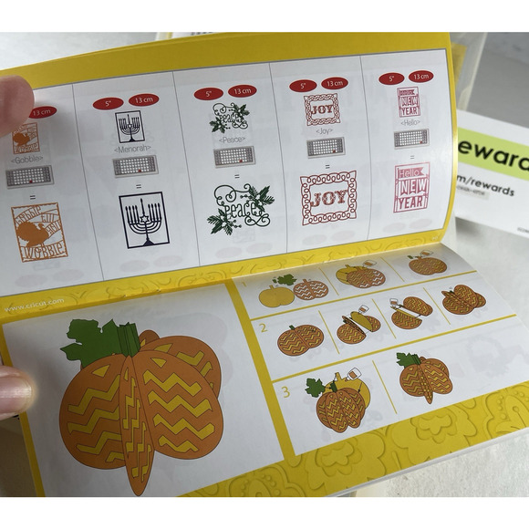 Cricut Cartridge Lot of 2 Over the Hill Gothic Birthday & Holidays LIKELY LINKED - Picture 7 of 7